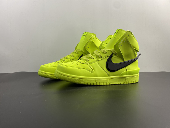 nike dunk high x ambush flash lime - cu7544-300