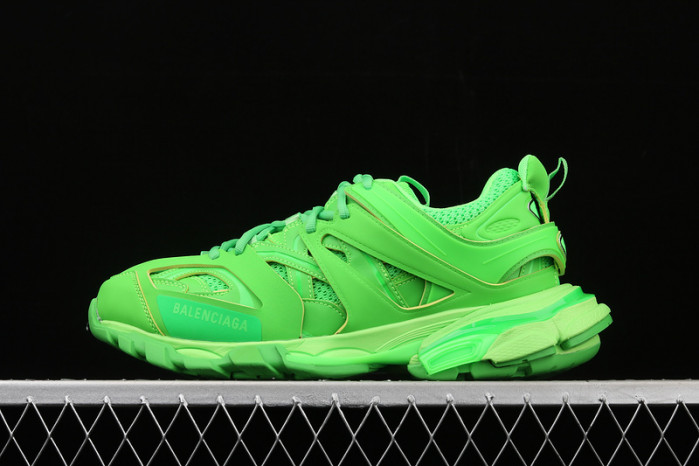 bl track trainers sneaker fluorescent green a11703
