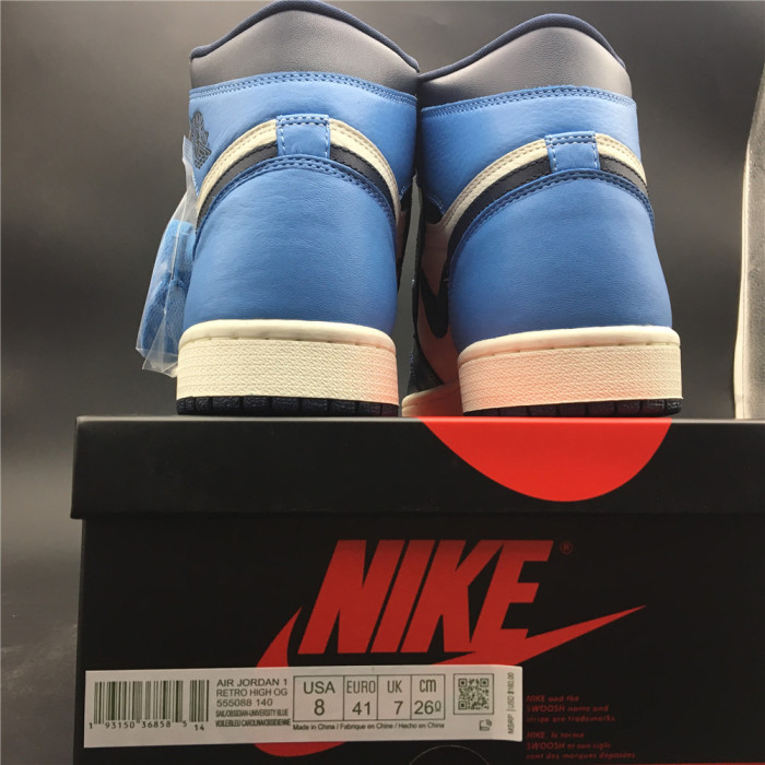air jordan 1 retro high obsidian unc 555088-140