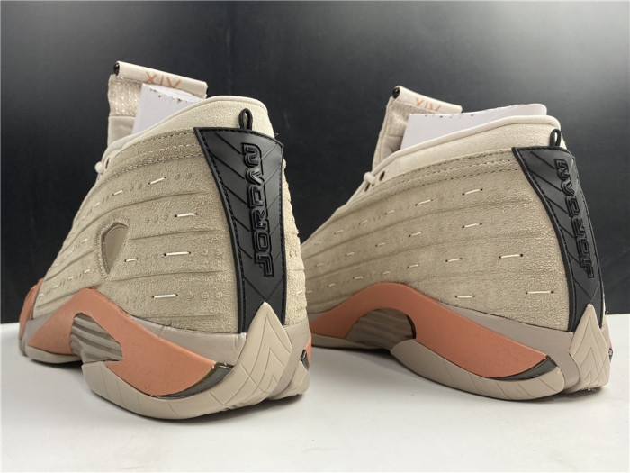 clot x air jordan 14 low sepia stone dc9857-200