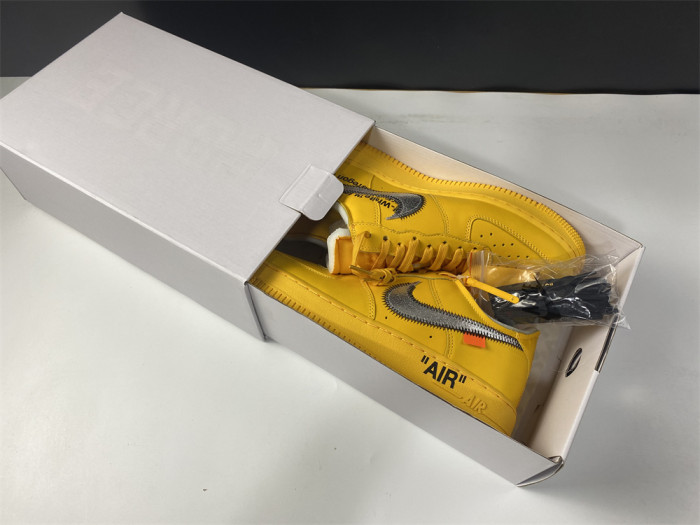 off-white x nike air force 1 low “university gold” dd1876-700