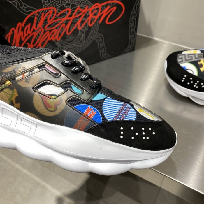 vse chain reaction black sneaker