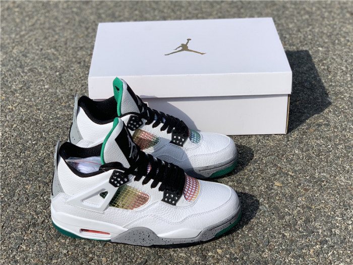 jordan 4 retro lucid green rasta (w) - aq9129-100