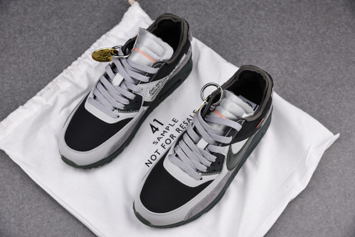 off-white nike air max 90 grey aa7293-002