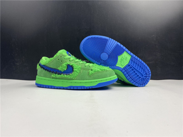 nike sb dunk kids low grateful dead bears green - cj5378-300