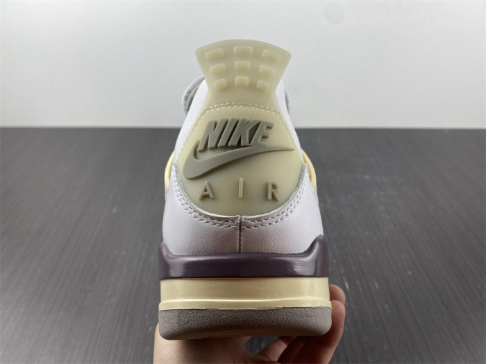 a ma maniere x air jordan 4 white grey purple 2022 dh6927-068