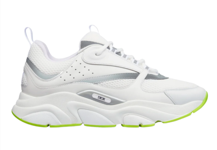 D*or b22 trainer white silver fluo green dr5874