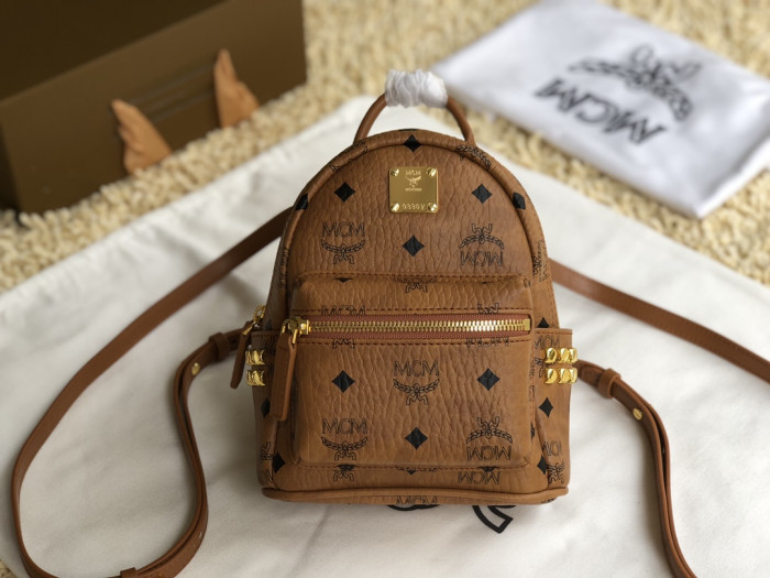 mcm02 bags rivits backpack 0168241