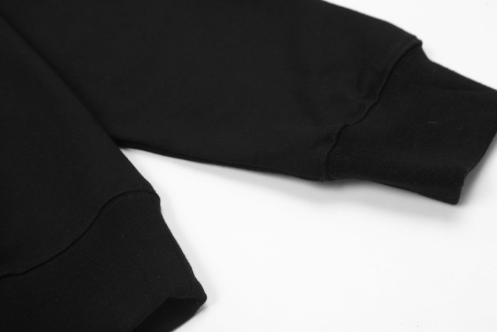 Ch*0me He**ts horseshoe floral zip up hoodie ke810