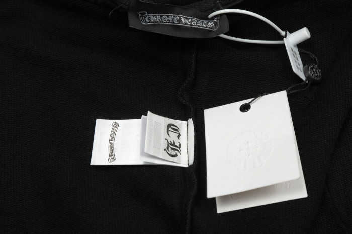 Ch*0me He**ts horseshoe floral zip up hoodie ke810