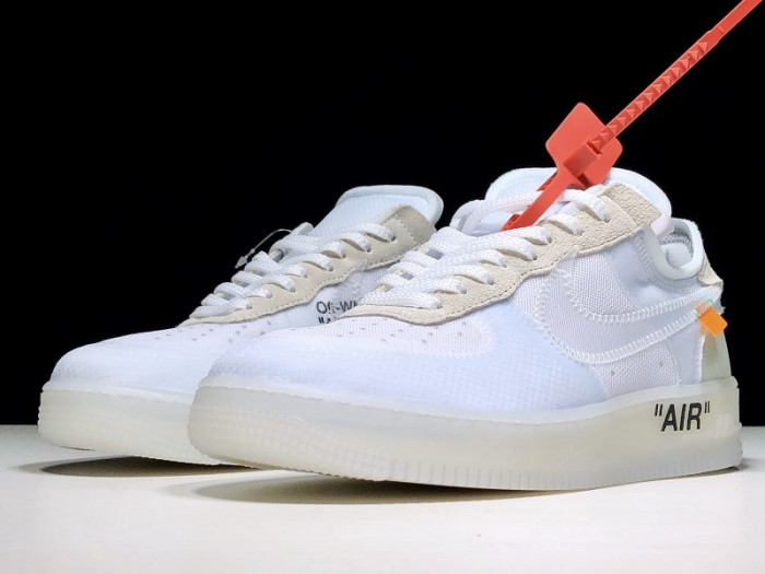 nike air force 1 low off-white all white - ao4606-100