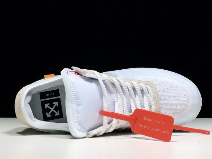 nike air force 1 low off-white all white - ao4606-100