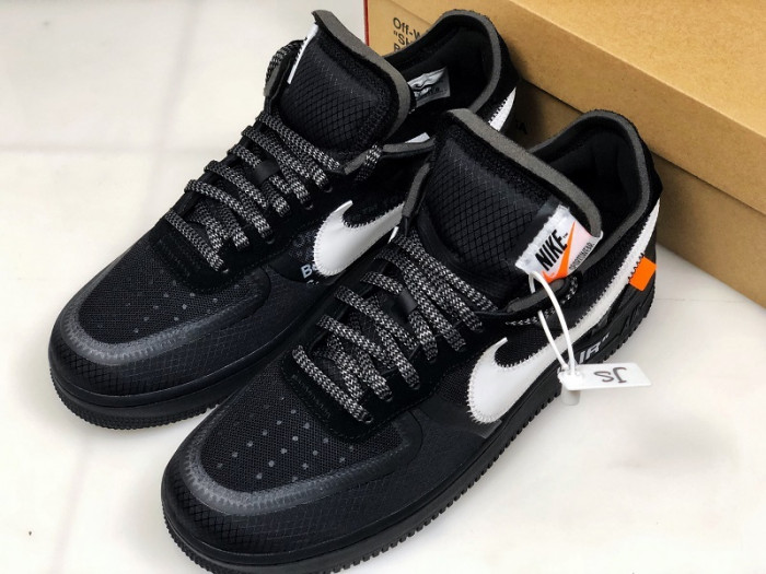off-white nike air force 1 black - ao4606-001