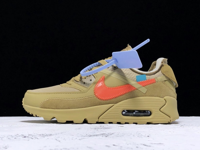 off-white nike air max 90 desert ore - aa7293-200
