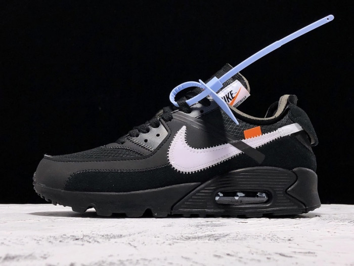 off-white nike air max 90 black cone white - aa7293-001