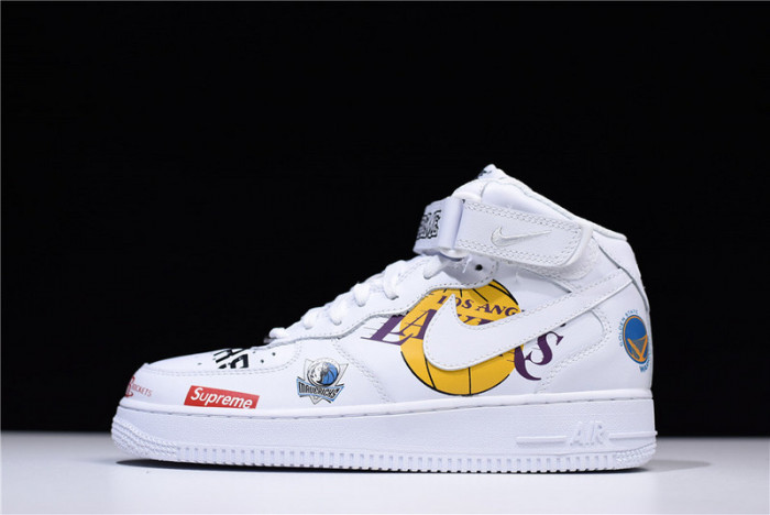 air force 1 mid nba white - aq8017-100