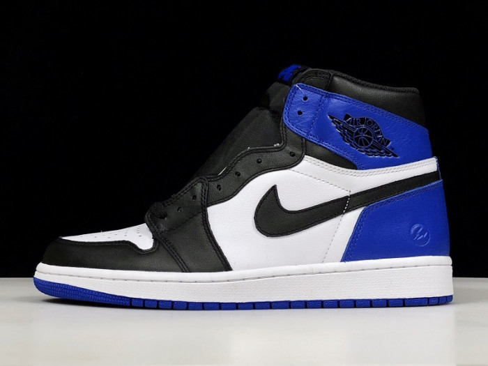 air jordan 1 retro “fragment” black/sport royal-white mens 716371-040