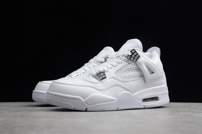 air jordan 4 retro “pure money” white mens 308497-100