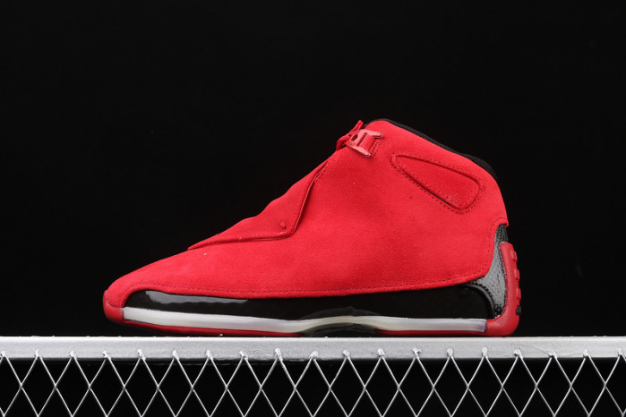 air jordan 18 retro "red suede" - air jordan - aa2494-601