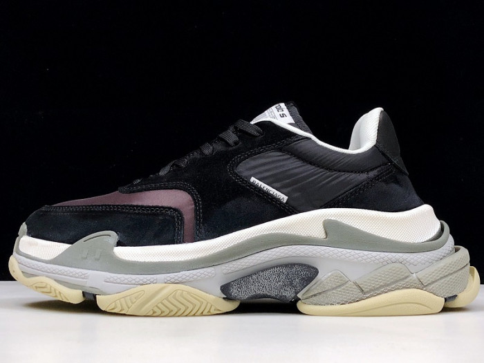 bl triple s ''clear sole'' trainers black grey h903p050