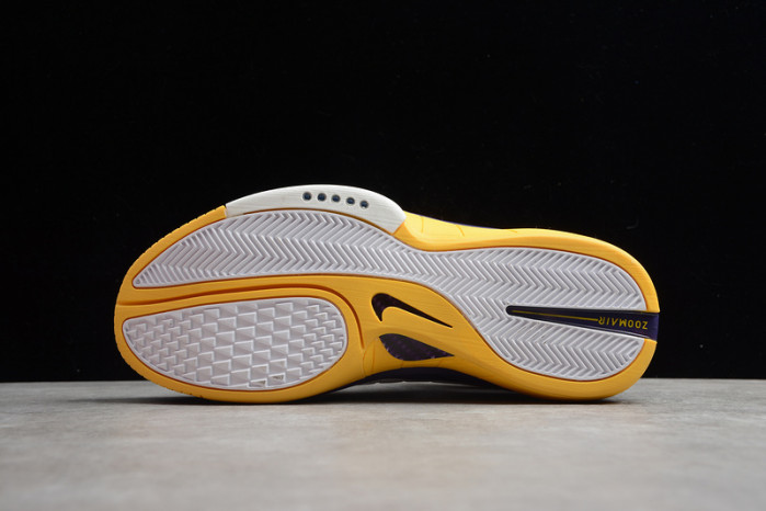 air zoom huarache 2k4 kobe lakers white/purple-yellow 308475-008