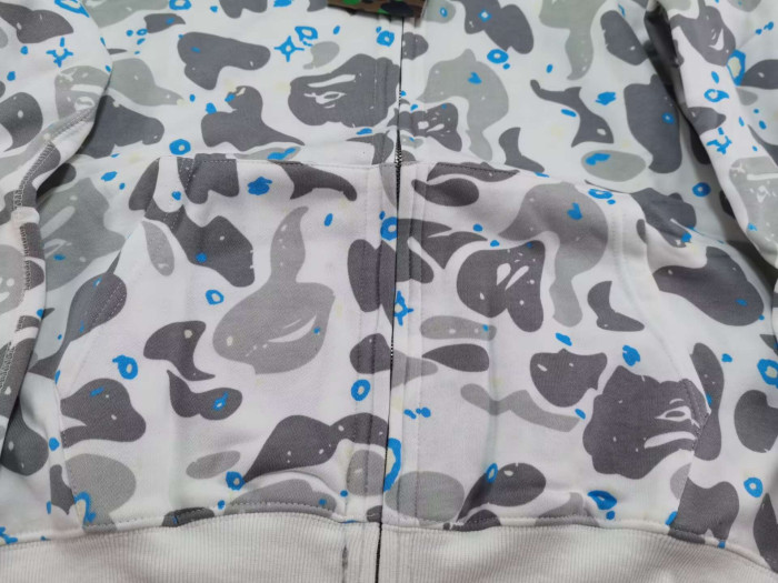 BP153 Bape Camouflage Shark Hoodies 20240906