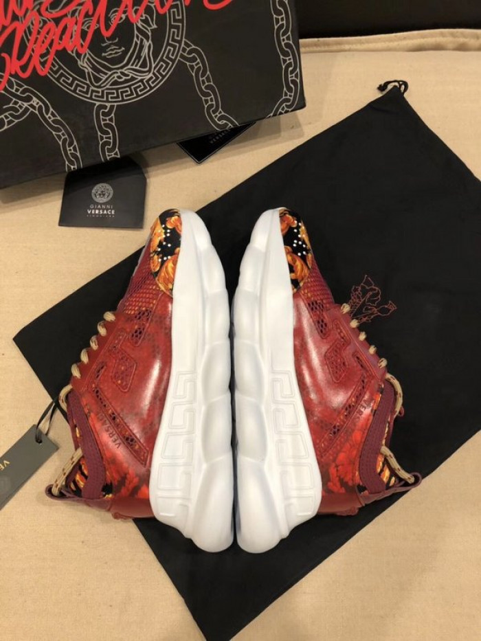 vse chain reaction red sneaker