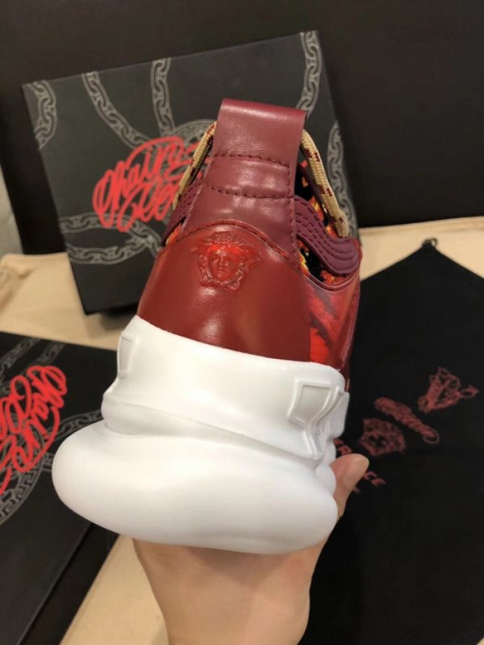 vse chain reaction red sneaker