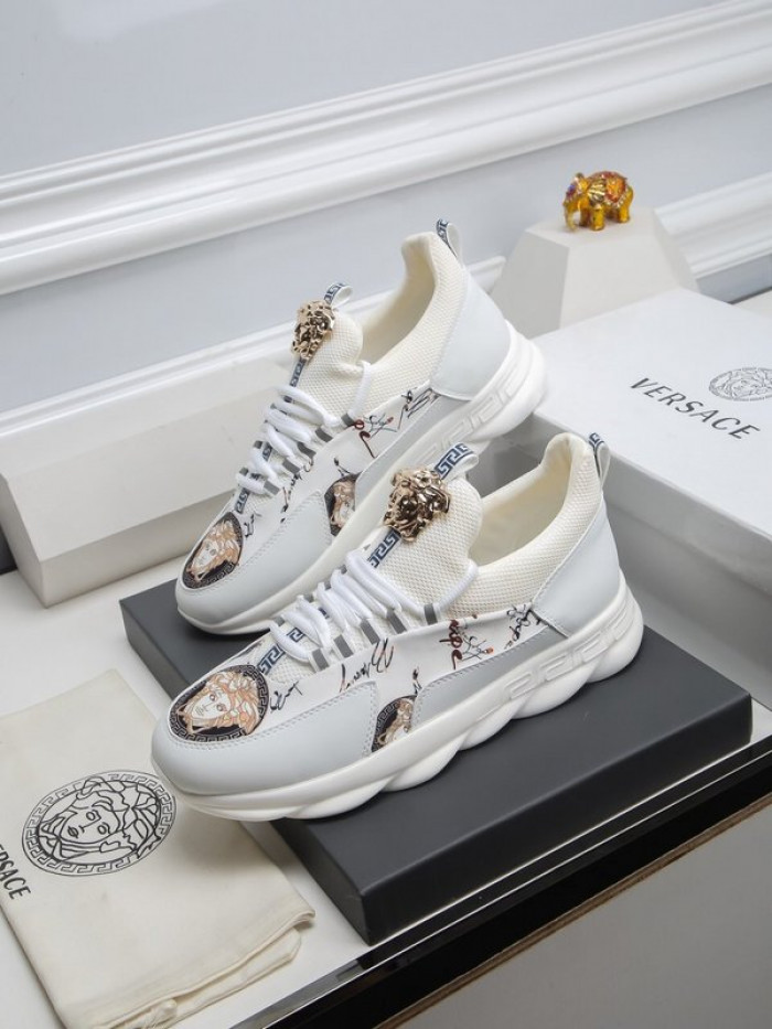 vse chain reaction white sneaker