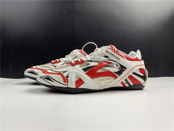 bl drive sneaker white red a111704