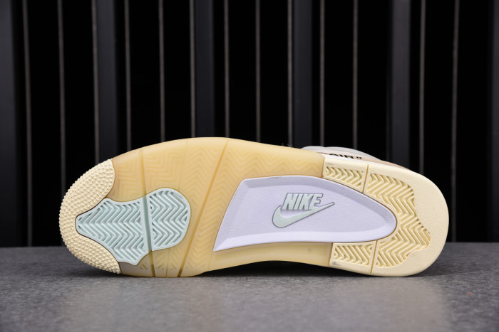 off-white air jordan 4 sail (2020) cv9388-100