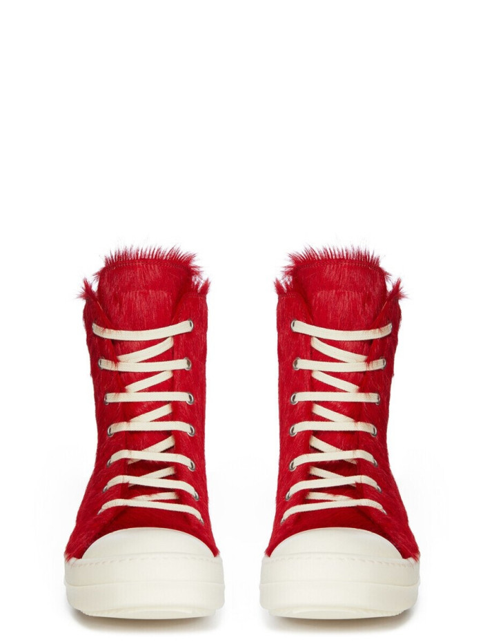 RICK OWENS GEOBASKET FUR SNEAKS 20250724