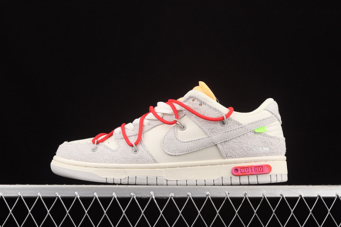 nike dunk low off-white lot 40 dj0950-103